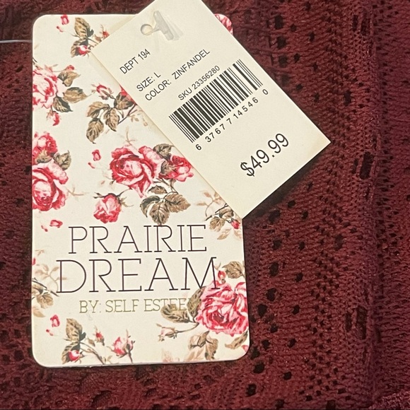 NWT PRAIRIE DREAM by SELF ESTEEM Maxi Dress Size L - Picture 7 of 13